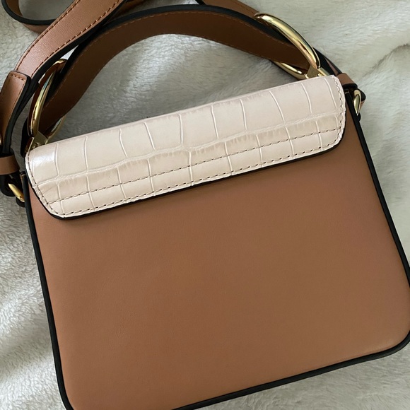 CHLOÉ Mini Tricolor Croc Embossed Shoulder Bag - Picture 12 of 14